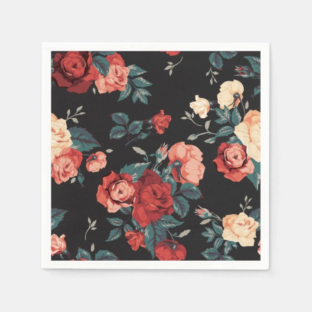 Guardanapo De Papel Floral (Frente)