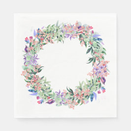 Guardanapo De Papel Floral Berries Wreath