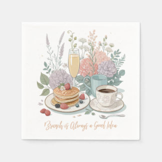 Guardanapo De Papel Floral Brunch Paper Napkins