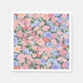 Guardanapo De Papel Floral colorida