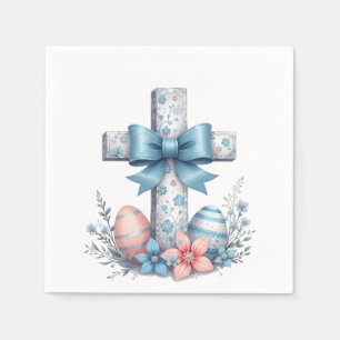 Guardanapo De Papel Floral Cross Coquette Jesus Arco Religião Cristã