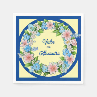 Guardanapo De Papel Floral de Cor Mistura