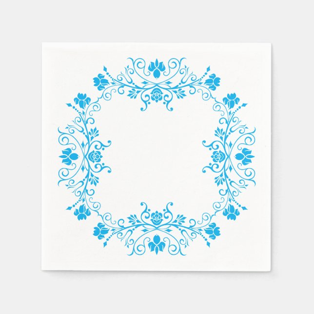Guardanapo De Papel Floral Flourish Napkins (Frente)