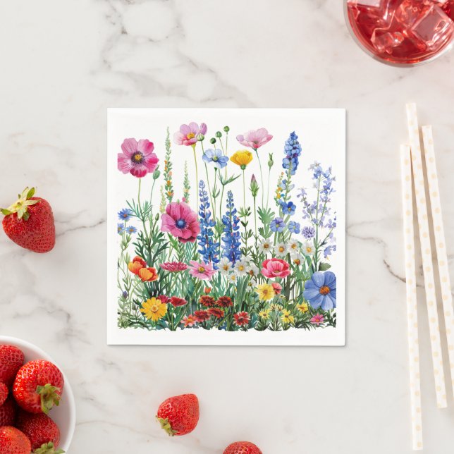 Guardanapo De Papel Floral garden wedding (Insitu)