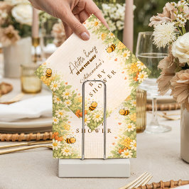 Guardanapo De Papel Floral Honey Bee Baby Shower