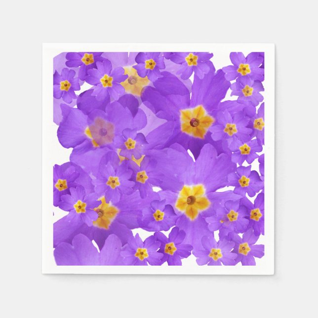 Guardanapo De Papel Floral Lines Napkins (Frente)