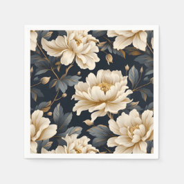 Guardanapo De Papel Floral Peony Elegant Modern