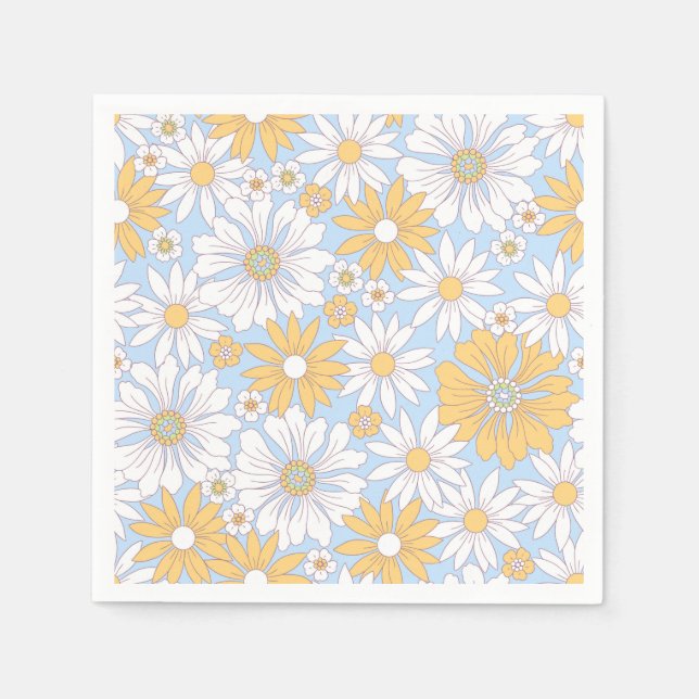 Guardanapo De Papel Floral Simples (Frente)