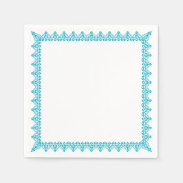 Guardanapo De Papel Floral Square Frame Napkins