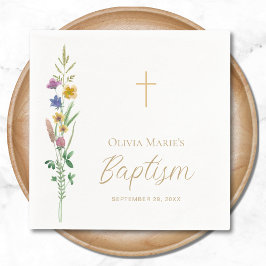 Guardanapo De Papel Floral Wildflower Baptism