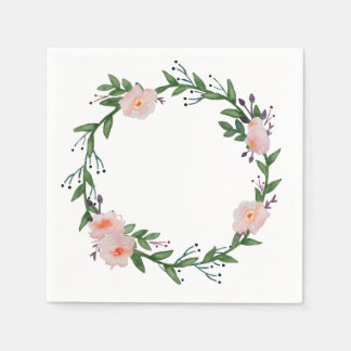 Guardanapo De Papel Floral Wreath