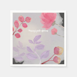 Guardanapo De Papel Flores