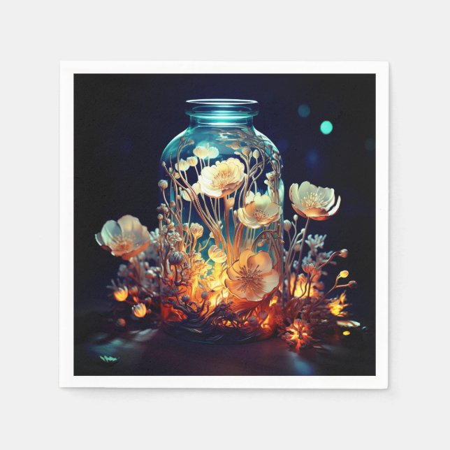 Guardanapo De Papel Flores (Frente)