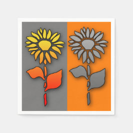 Guardanapo De Papel Flores Coquetel Napkins