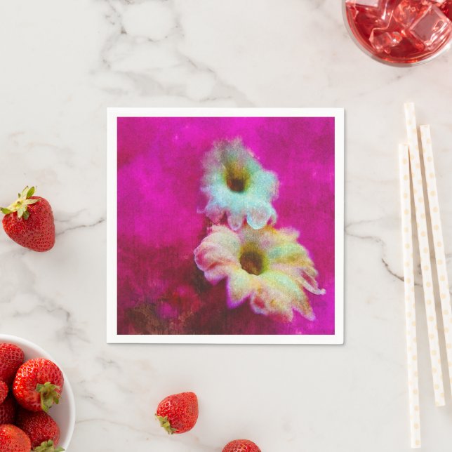 Guardanapo De Papel Flores cor-de-rosa (Insitu)