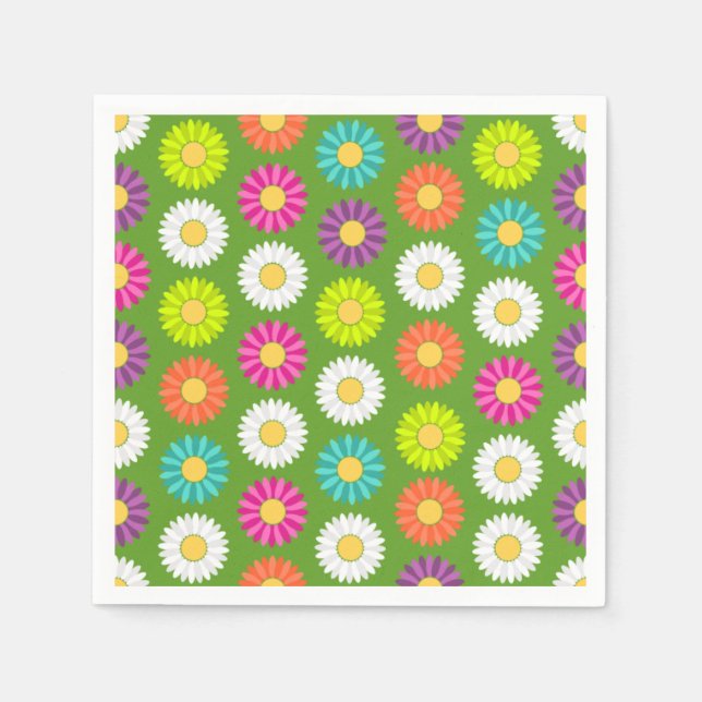 Guardanapo De Papel Flores de páscoa (Frente)