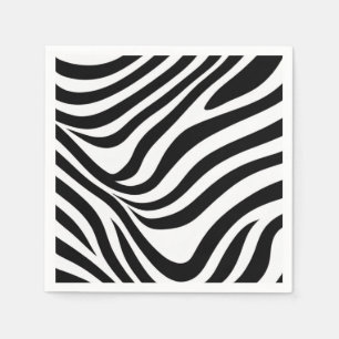 Guardanapo De Papel Flores de Zebra