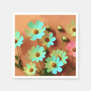 Guardanapo De Papel Flores de Zinnia Elegans