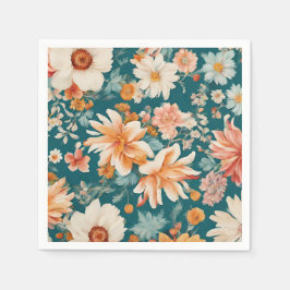 Guardanapo De Papel Flores Delicadas Incríveis
