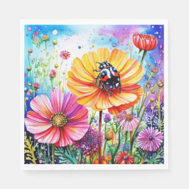 Guardanapo De Papel Flores e Damibugs