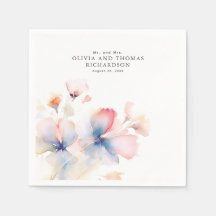 Flores Elegantes e Delicadas em Aquarela