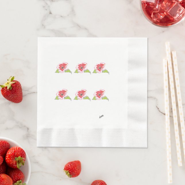 Guardanapo de Papel : Flores Exóticas (Insitu)