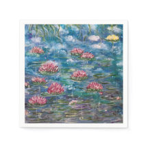 "Flores Flutuantes" Cocktail Napkins