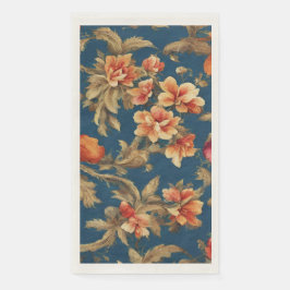 Guardanapo De Papel Flores Grandes Italianos Exquisitos Vintage