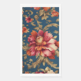 Guardanapo De Papel Flores Italianas Exquisitas Vintage Grandes
