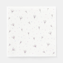 Guardanapo De Papel Flores Lilac