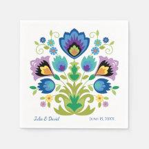 Flores Poloneses Lavanda Azul