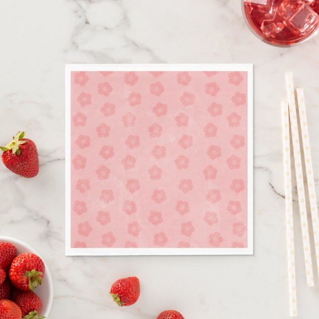 Guardanapo De Papel Flores Rosa (Insitu)