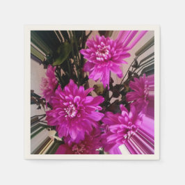 Guardanapo De Papel Flores Rosa Estimuladas Floral