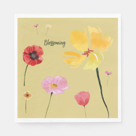 Guardanapo De Papel Florescendo