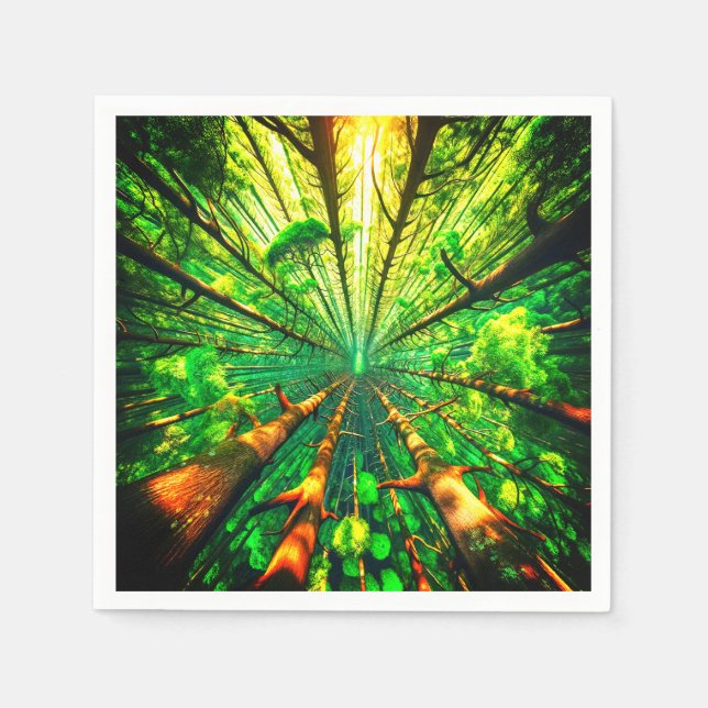 Guardanapo De Papel Floresta (Frente)