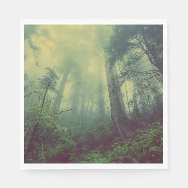 Guardanapo De Papel Floresta De Baixo (Frente)