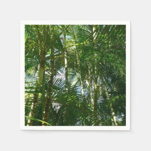 Guardanapo De Papel Floresta de Palmeiras Natureza Tropical