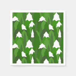 Guardanapo De Papel Floresta de Pinheiros Nevada