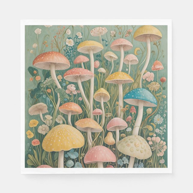 Guardanapo De Papel Floresta Encantada (Frente)