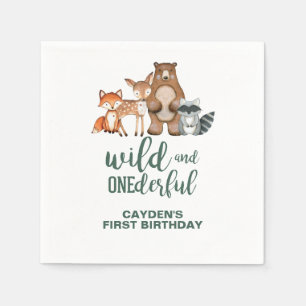 Guardanapo De Papel Floresta Maravilhosa, Primeiro Aniversário