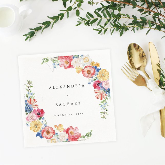 Guardanapo De Papel Florestas de primavera Multicores Napkins (Criador carregado)
