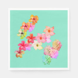 Guardanapo De Papel Flower Power 1 Paper Plate