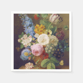Guardanapo De Papel Flower Still Life by Jean Ulrich Tournier
