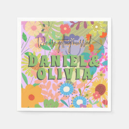 Guardanapo De Papel Flower Wedding