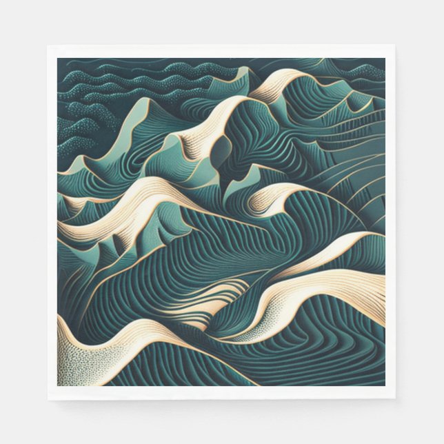 Guardanapo De Papel Flowing Harmony (Frente)