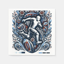 Folart Art Football Symphony" Paper Napkins - Stan