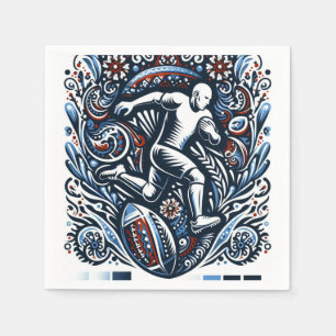Guardanapo De Papel Folart Art Football Symphony" Paper Napkins - Stan