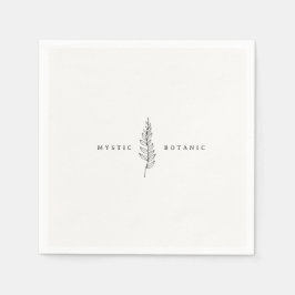 Guardanapo De Papel Folha Botânica Natural Napkins