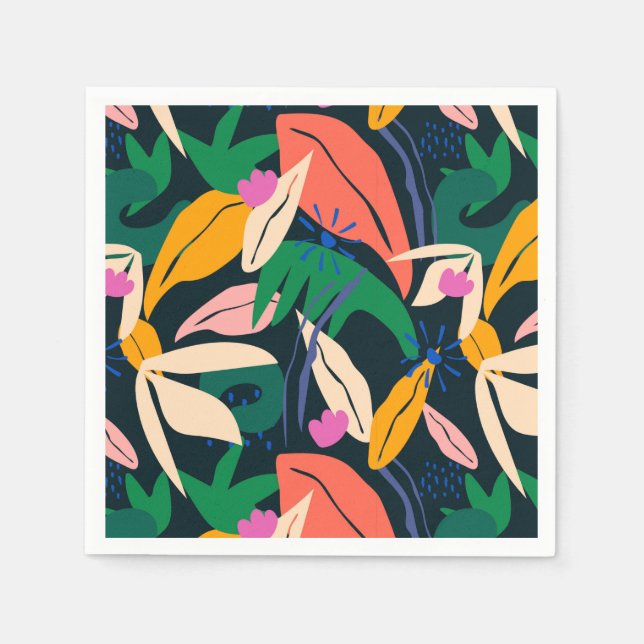 Guardanapo De Papel Folha colorida (Frente)