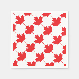 Guardanapo De Papel Folha de bordo canadense